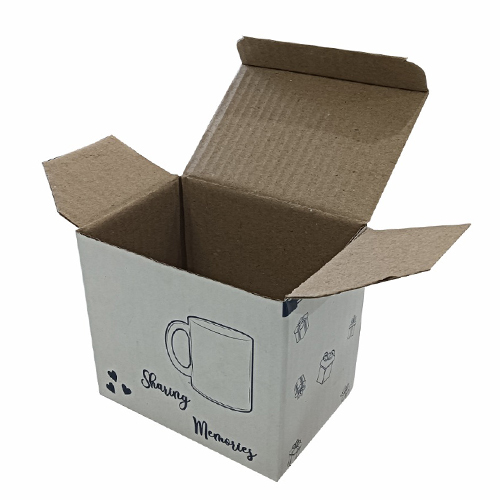3 Ply Mono Carton Gift Box - Color: White