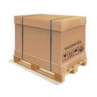 Pallet Corrugated Box - Color: Brown