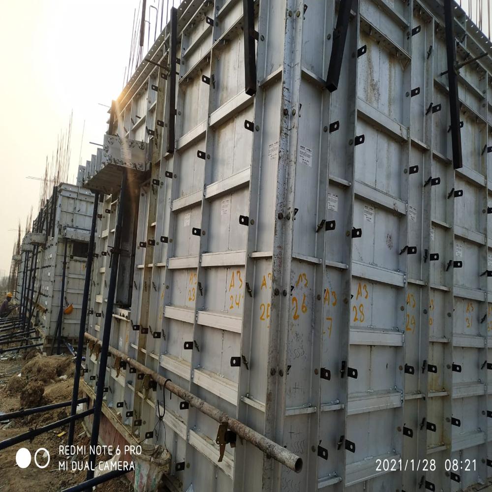 Monolithic Formwork System - Application: Construction