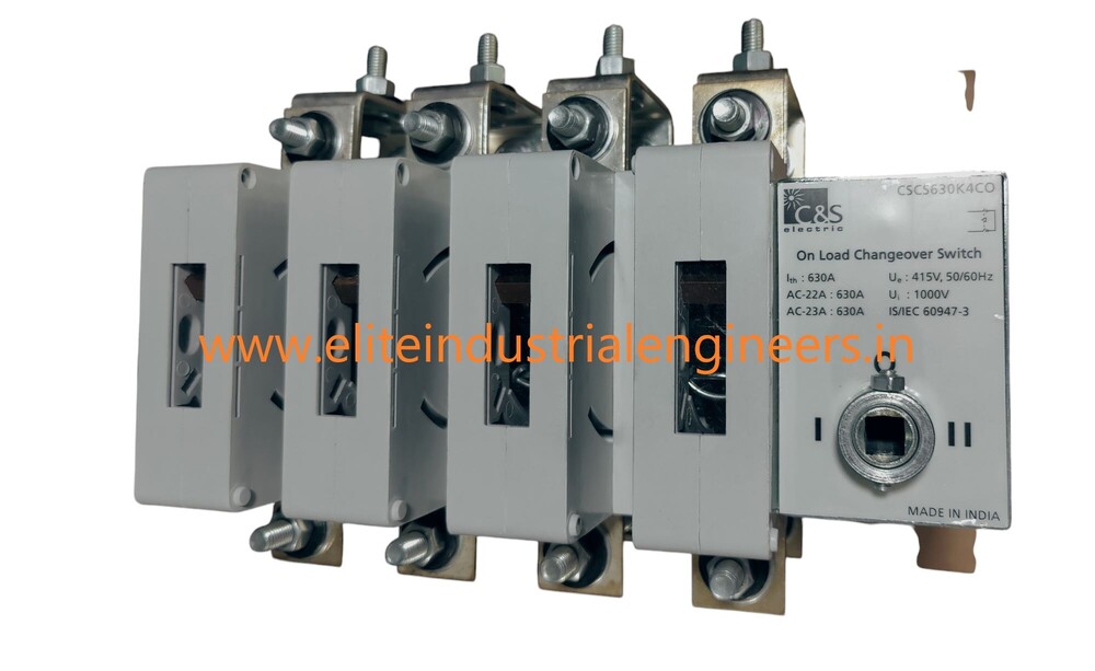 C&s Change Over Switch Cscs630k4co - 415v, 50/60hz, 4 Poles, 630a | High Durability For Reliable Power Switching In Industrial Applications