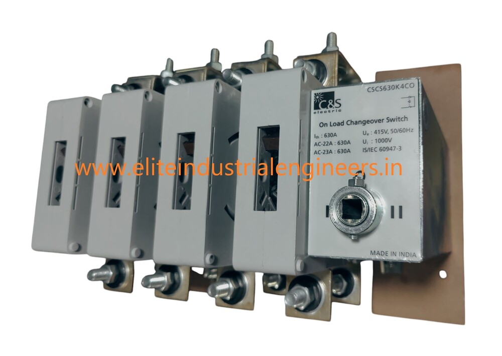 C&s Change Over Switch Cscs630k4co - 415v, 50/60hz, 4 Poles, 630a | High Durability For Reliable Power Switching In Industrial Applications