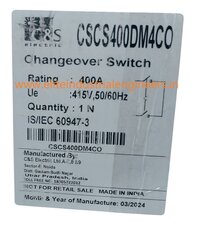 C&S CHANGE OVER SWITCH CSCS400DM4CO