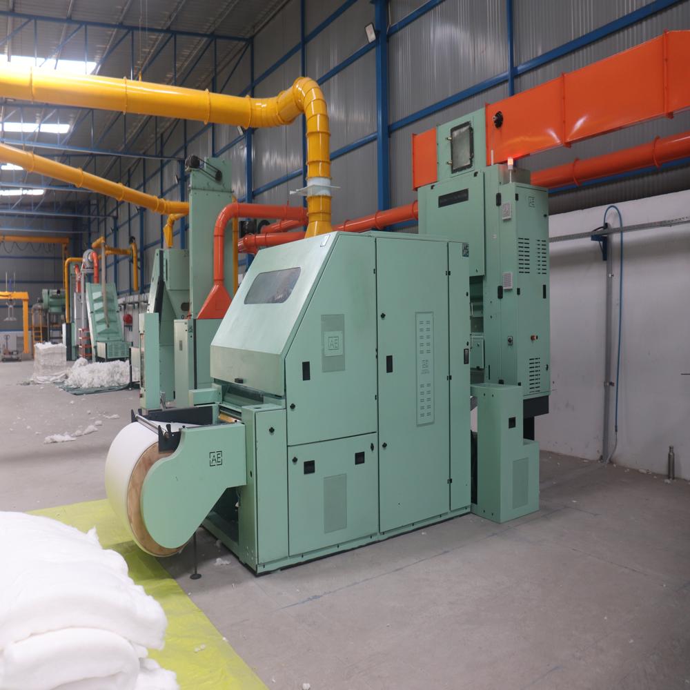 Ae Semi Automated Cotton Roll Production Plant - Color: Green