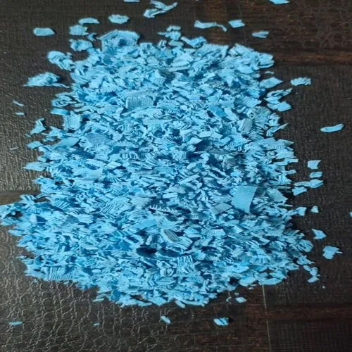 Turquoise Pvc Pipe Regrind - Color: Blue