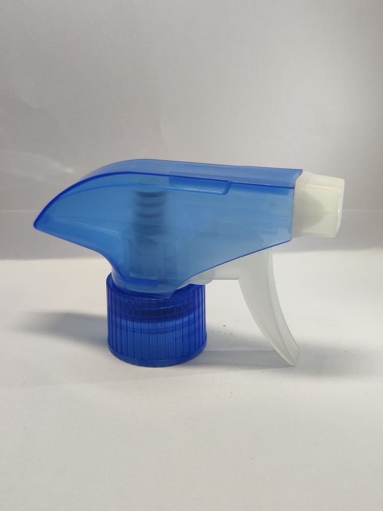 28mm Colin Trigger Pump - Polypropylene Material, 28/410 Neck Size, Glossy Blue Finish | Adjustable Nozzle, Ergonomic Trigger, Leak-proof Design