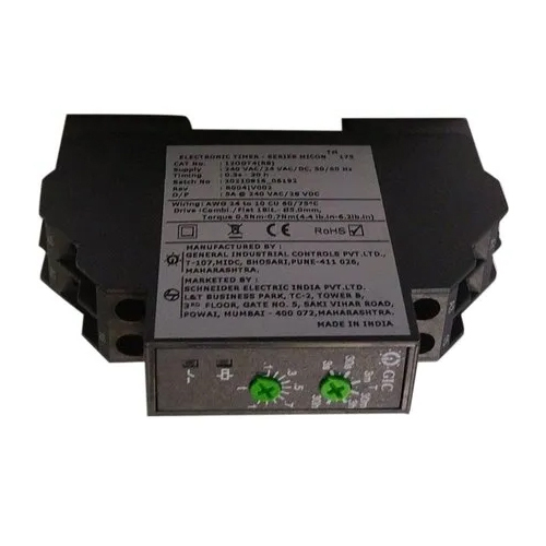 Gic 12odt4(r8) Electronic Timer - Color: Black