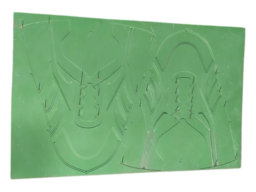 Shoe Upper Mould Aluminium 2D