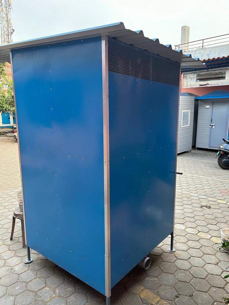 Pvc Mobile Toilet - Color: Grey
