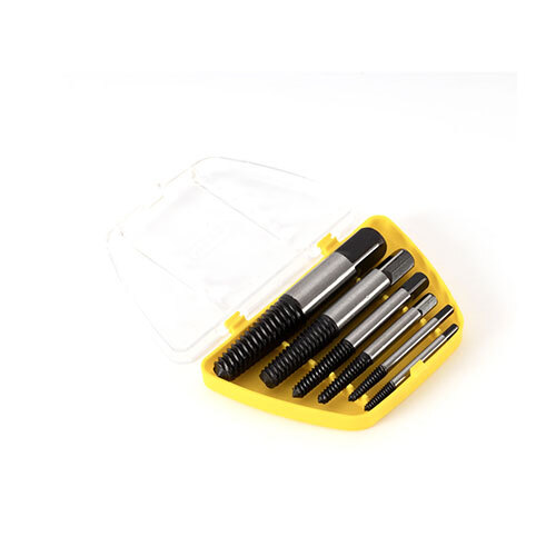 6 Pcs Screw Extractor - Color: Black