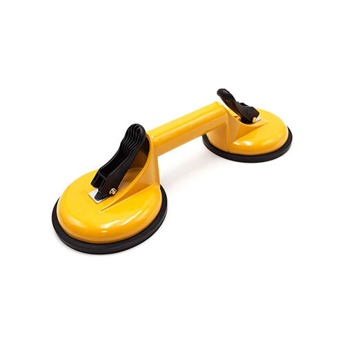 Two Claw Glass Sucker - Color: Yellow