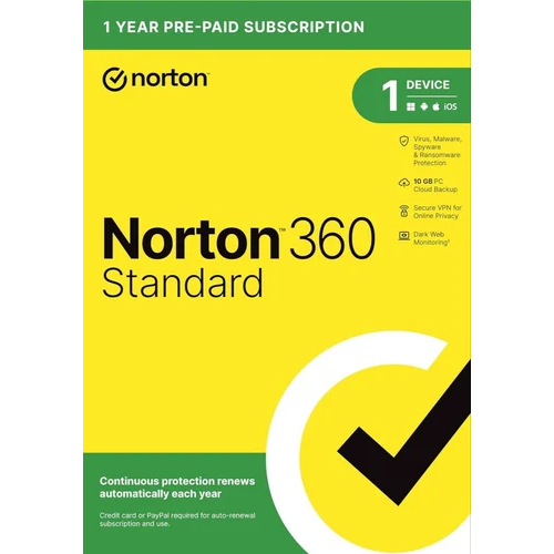 Norton 360 Standard Antivirus Software