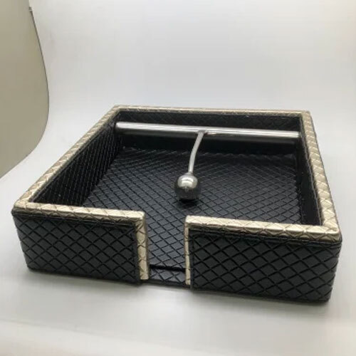 Designer Napkin Holder - Color: Black