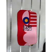 Red Canvas Sunglasses Pouch