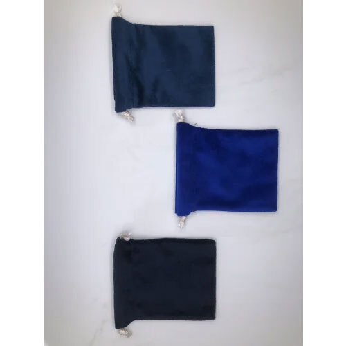 Blue Velvet Jewelry Pouches