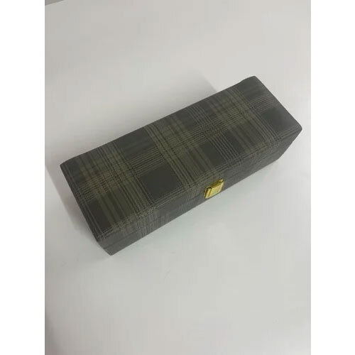 Grey PU Wooden Watch Box
