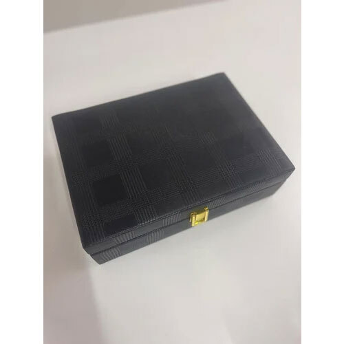Black PU Wooden Watch Box