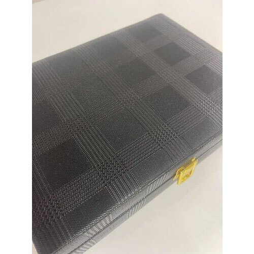 Black PU Wooden Watch Box