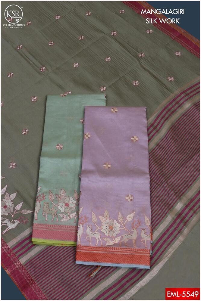 MANGALAGIRI SILK WORK SAREE