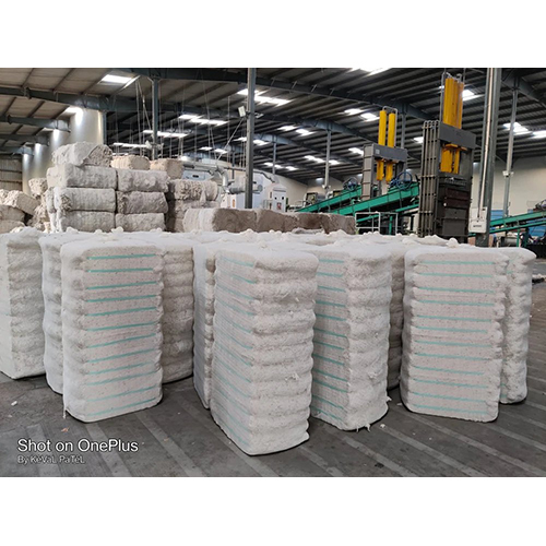 Ginning And Spinning Mill Waste Cotton Raw Wool Yarn Box Lifting Type Baling Press