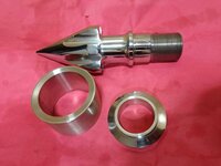 Ring Plunger Set - Stainless Steel, Manual Drive Type, Silver Color | Eco-friendly Material, 1-year Warranty, Human Machine Interface