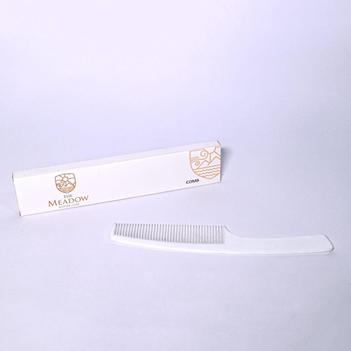 White Plastic Comb