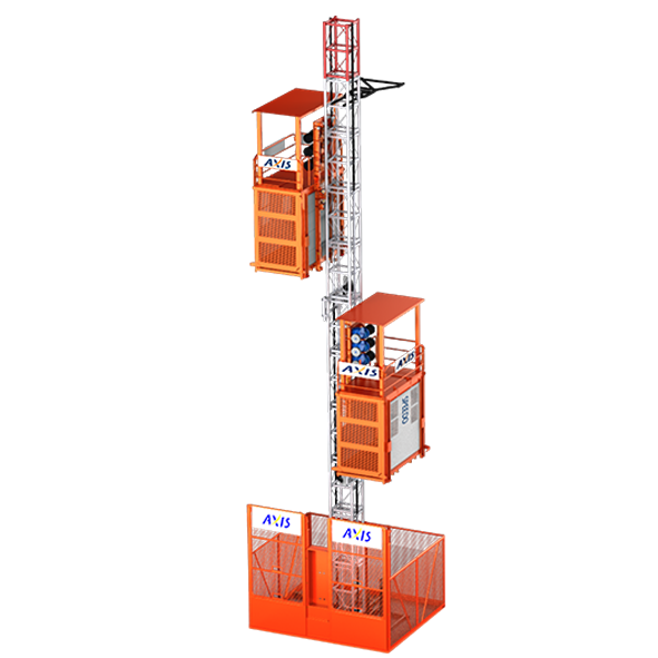 Passenger Cum Material Lift - Application: Construction