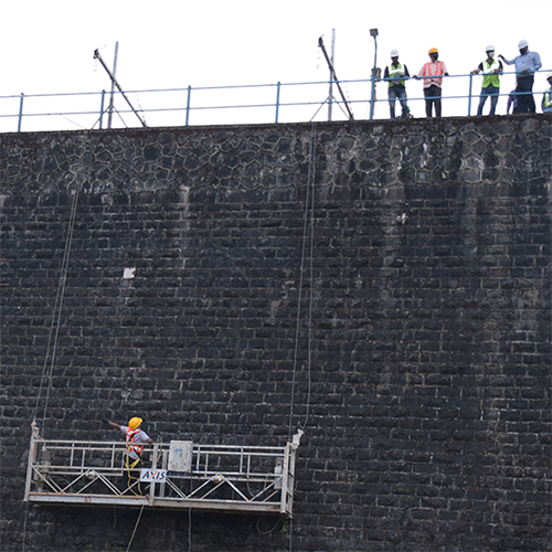 Suspended Rope Platform - Application: Industrial