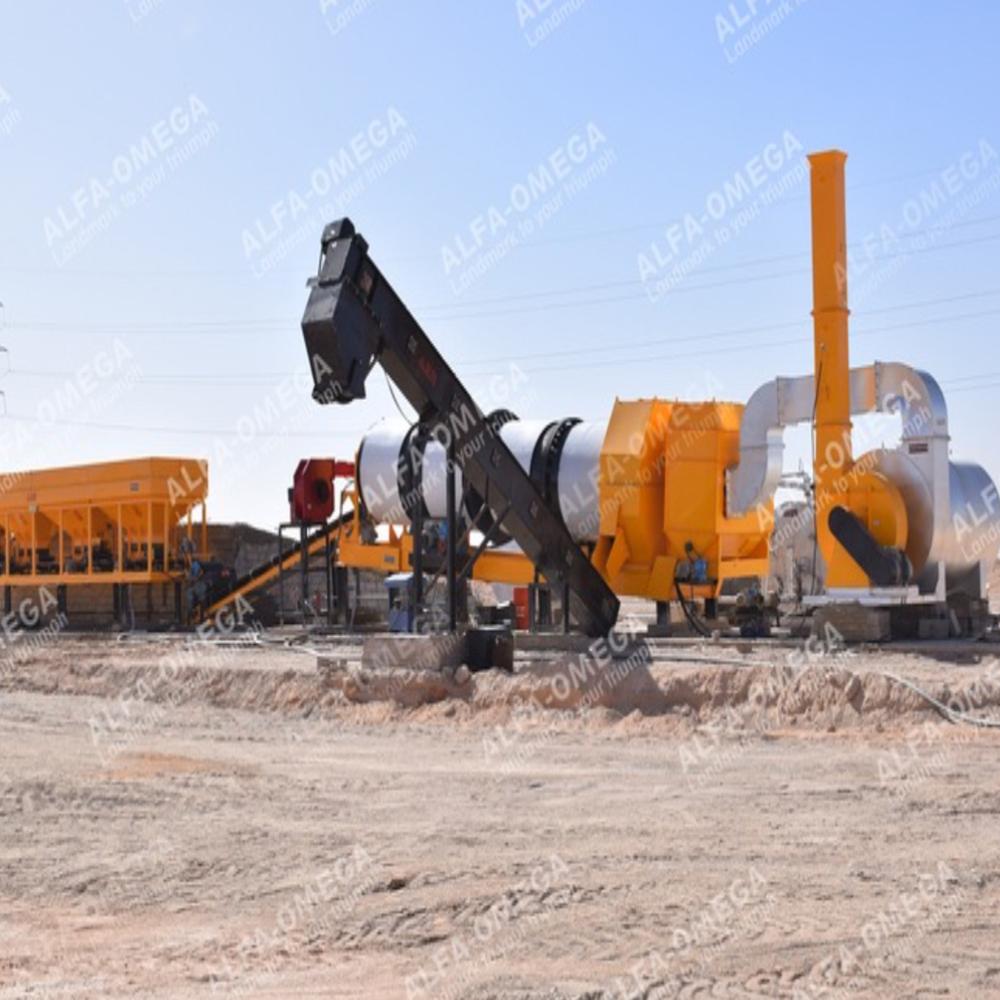 Mobile Asphalt Drum Mix Plant