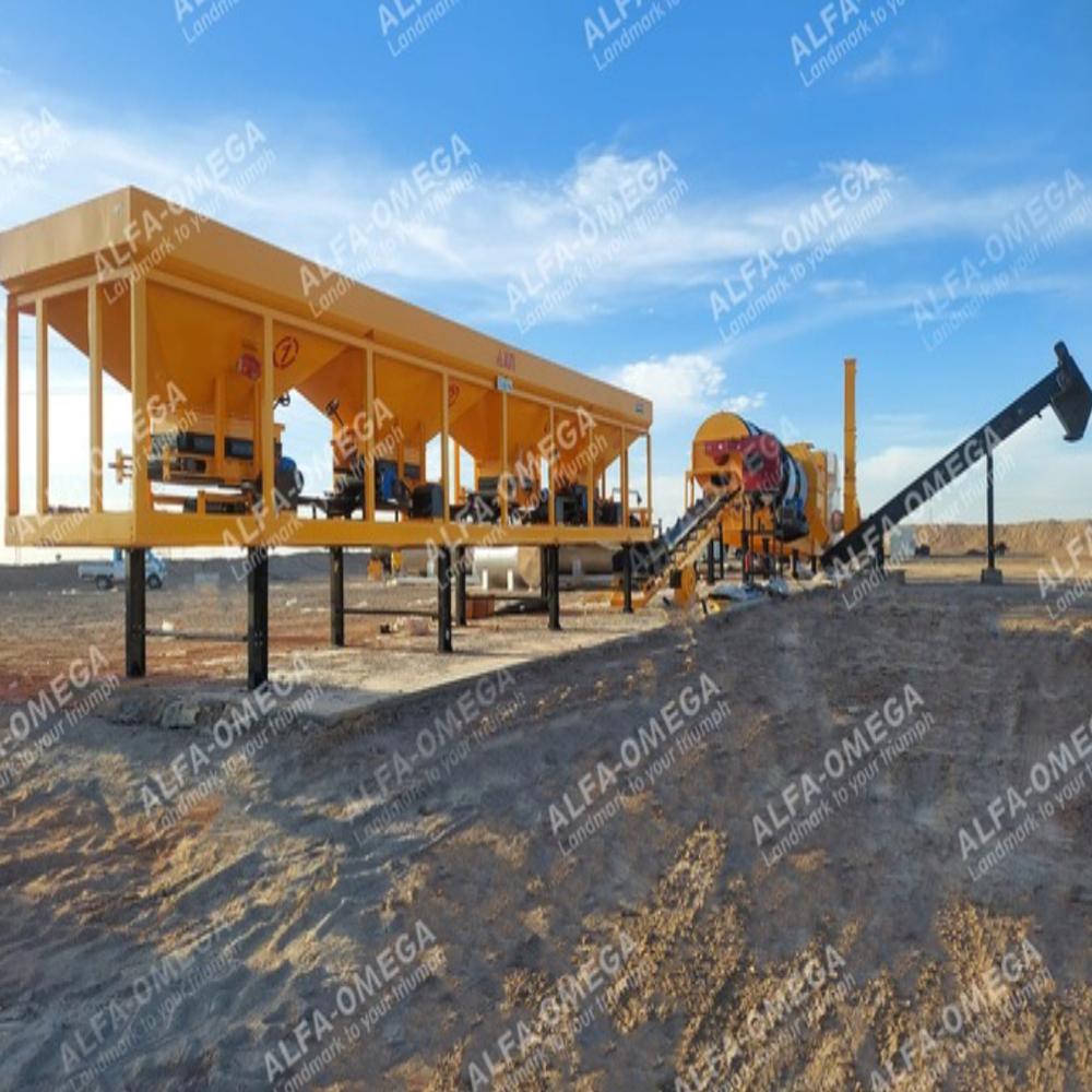 Mobile Asphalt Drum Mix Plant