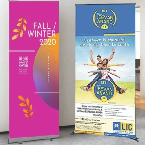 V Banner Standee