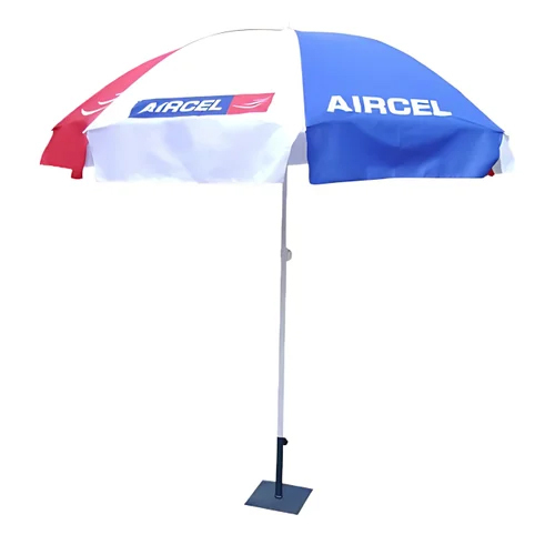 42X8 Inch Garden Umbrella - Color: Multicolor