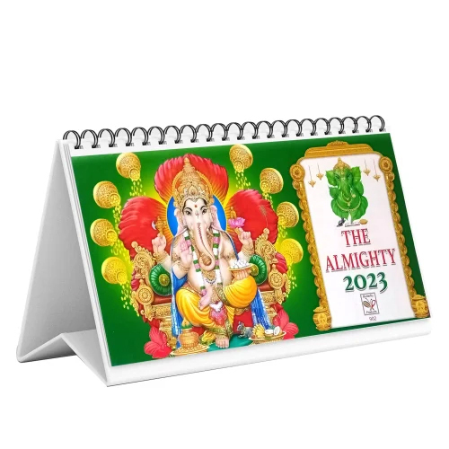 10.5x6.5 Inch Graceful Gods Big Size Desk Calendar