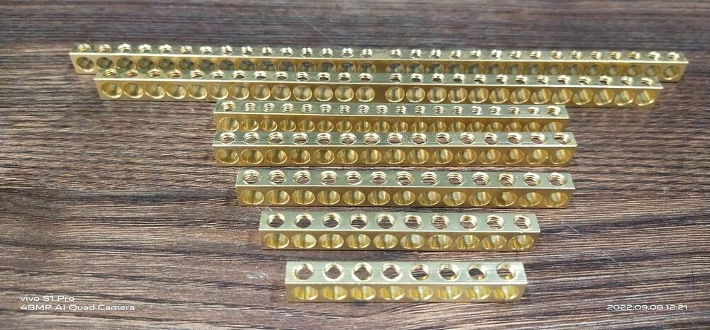 Golden Brass Earth Neutral Bars