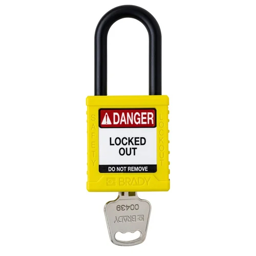 40Mm Safety Padlocks - Color: Black And White