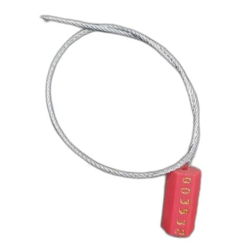 15Cm Wire Rope Seal - Color: Blue And Silver
