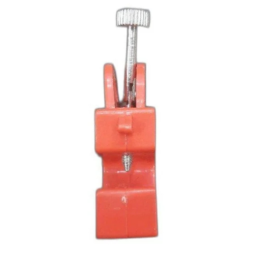 Red Circuit Breaker Lockout - Finish: Matte Finish