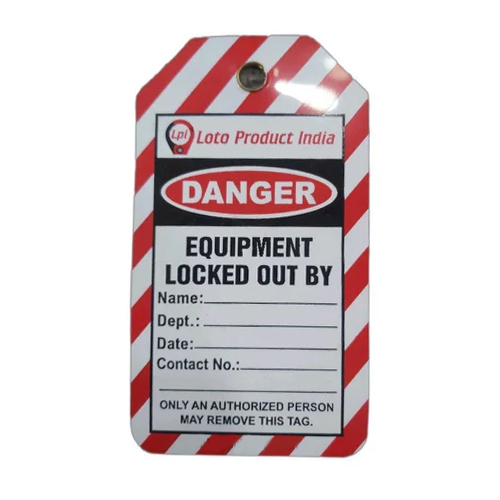 Plastic Lockout Tags - Length: 144 Millimeter (mm)