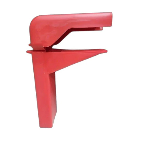 Red Ball Valve Lockout - Finish: Matte Finish