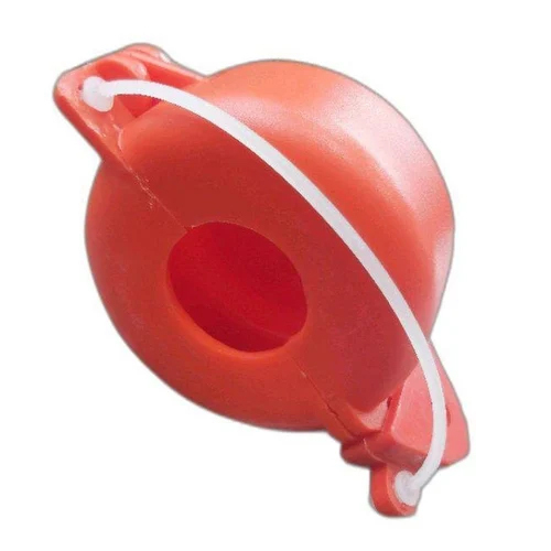 Emergency Push Button Lockout - Color: Red