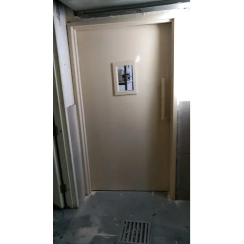 Emergency Exit Door - Color: Cream