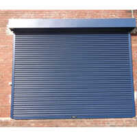 Garage Rolling Shutter - Color: Blue