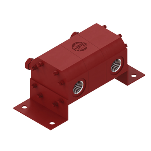 Dr 1-2 - 2-2 Rotary Gear Flow Dividers - Application: Industrial