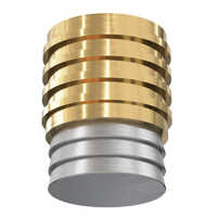 Threadless Pressure Plug - Color: Silver