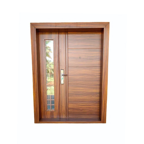 Tata Pravesh Wooden Finish Steel Door