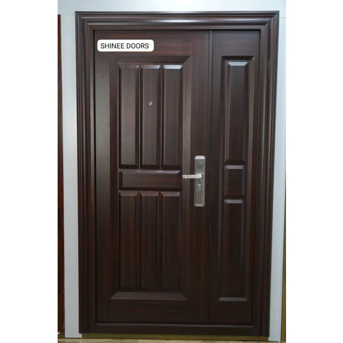 Wooden Finish Steel Door For Home