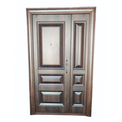 Brown Galvanised Iron Steel Door