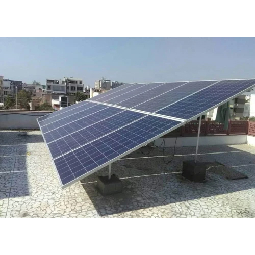 Mono Perc Half Cut Solar Panel - Color: Blue