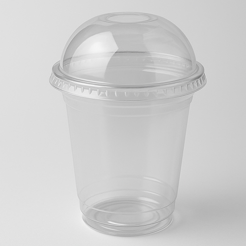 Pet Glass With Lid - Color: Transparent