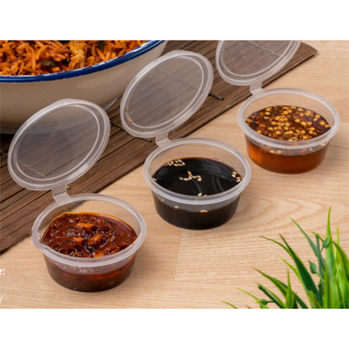 25Ml Hinged Box - Color: Transparent