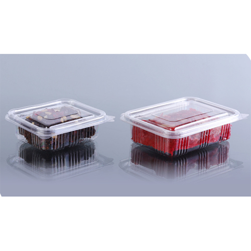 Light Weight Hinged Box - Color: Transparent